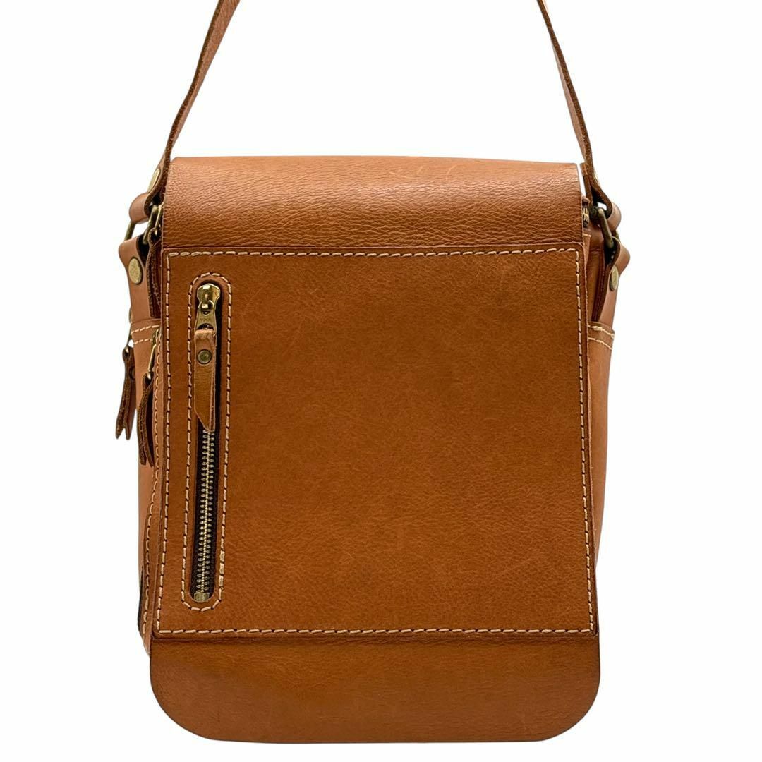 HERZ - 【美品】HERZ ヘルツ ショルダーバッグ 本革 キャメル HERZ - 【美品】HERZ ヘルツ ショルダーバッグ 本革 キャメル