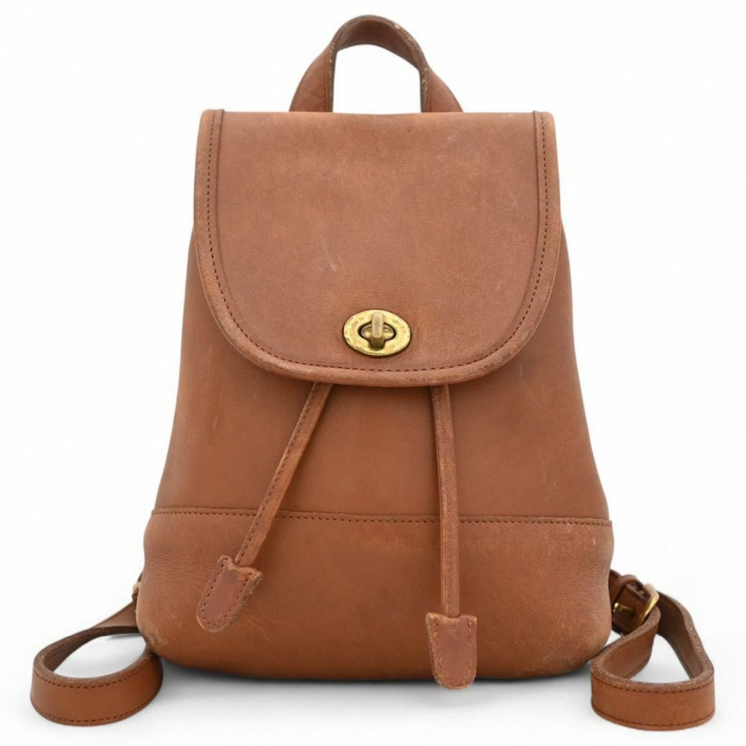 COACH - オールドコーチ リュック ブラウン ロゴ Bランク COACH - オールドコーチ リュック ブラウン ロゴ Bランク