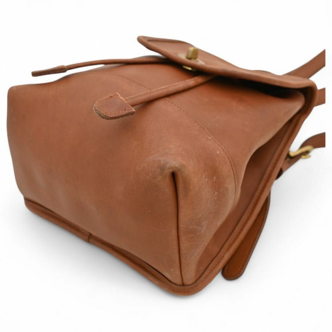 COACH - オールドコーチ リュック ブラウン ロゴ Bランク COACH - オールドコーチ リュック ブラウン ロゴ Bランク