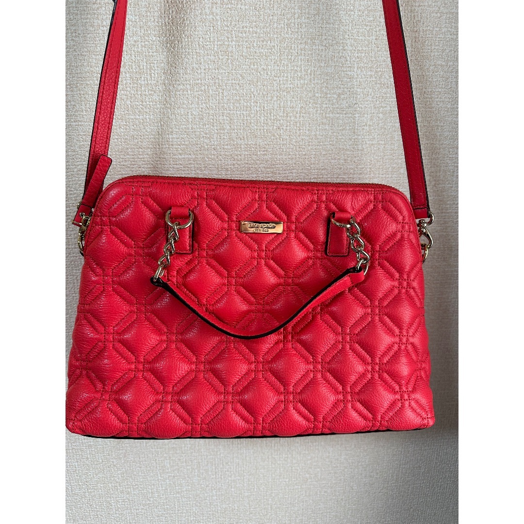 kate spade NEW YORK - ケイトスペード バッグ katespade レザー キルティング チェーン ドー