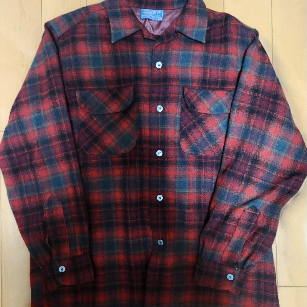 PENDLETON - PENDLETON 50's ボードシャツ オンブレ Mサイズの PENDLETON - PENDLETON 50's ボードシャツ オンブレ Mサイズの