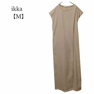 【ikka／イッカ】バックリボンカットワンピース　ノースリーブ　Mサイズ(ロングワンピース/マキシワンピース)
