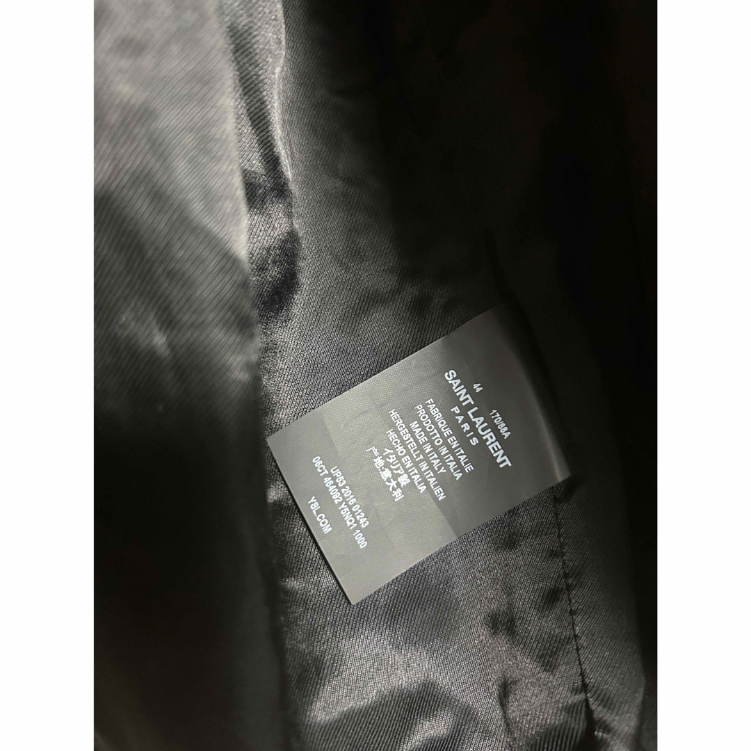 SAINT LAURENT - 未使用に近い サンローランパリ テディ レザー SAINT LAURENT - 未使用に近い サンローランパリ テディ レザー