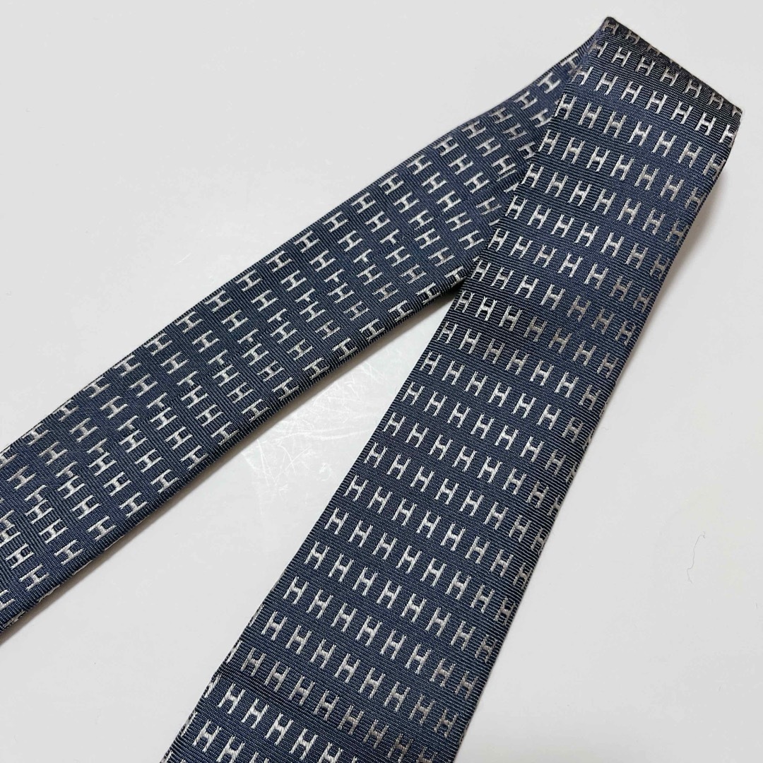 HERMES - 美品 エルメス ネクタイ ハイブランド H柄 ファソネ HERMES - 美品 エルメス ネクタイ ハイブランド H柄 ファソネ