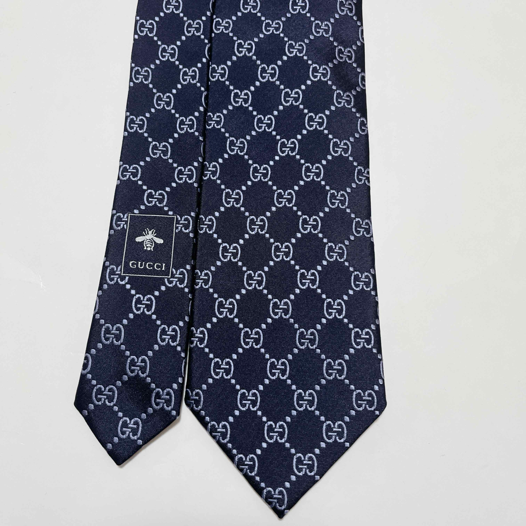 GUCCI - 美品 グッチ ネクタイ ハイブランド GG柄 インター GUCCI - 美品 グッチ ネクタイ ハイブランド GG柄 インター