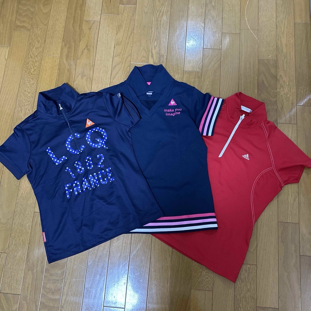 le coq sportif - レディースゴルフウェアLサイズ 7点セットの le coq sportif - レディースゴルフウェアLサイズ 7点セットの