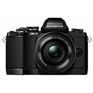 OLYMPUS OM-D E-M10 EZレンズキット ブラック  ミラーレス一眼 OM-D E-M10 LKIT BLK 9jupf8b(ミラーレス一眼)