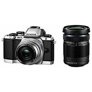 OLYMPUS OM-D E-M10 ダブルズームキット シルバー ミラーレス一眼 OM-D E-M10 DZKIT SLV 9jupf8b(ミラーレス一眼)