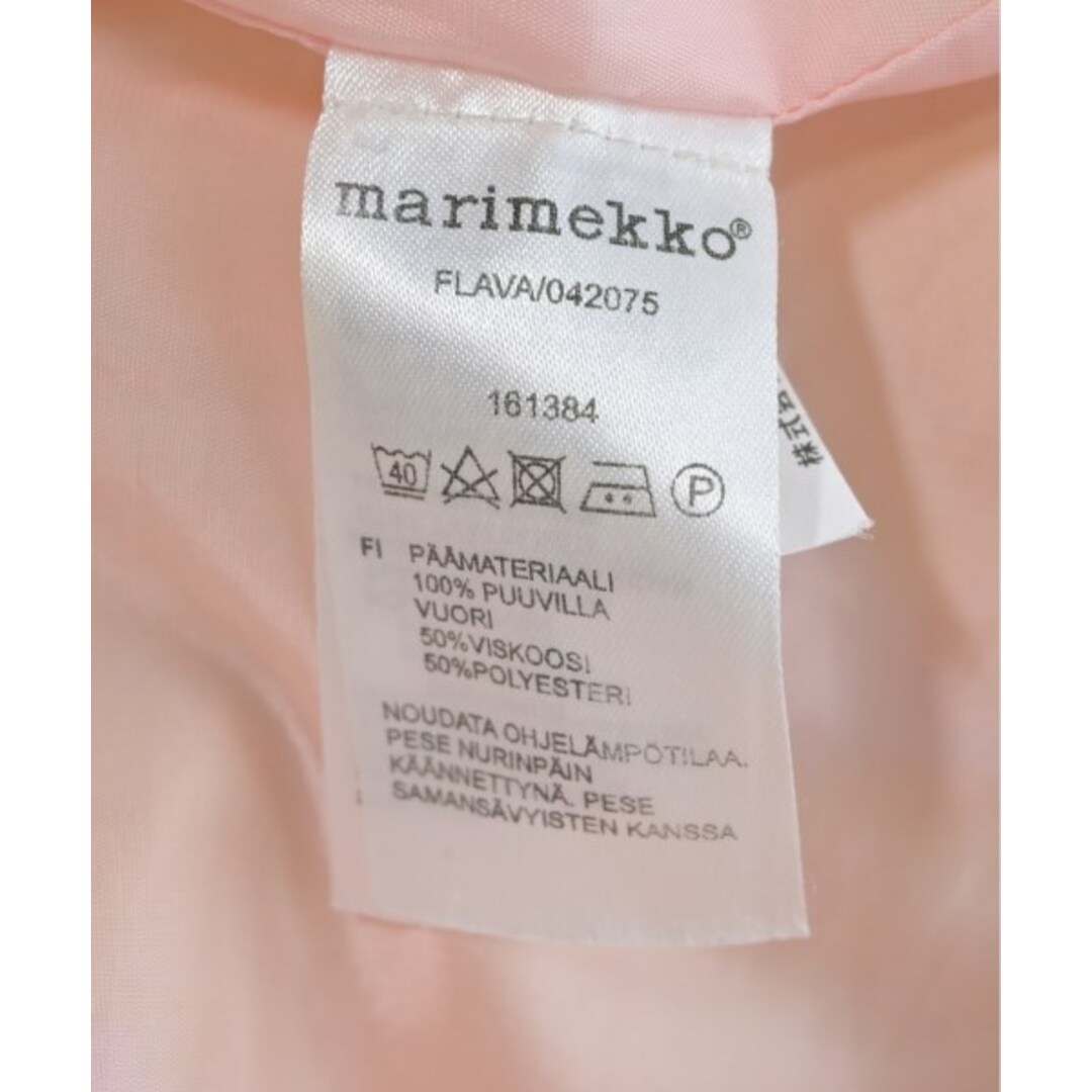 marimekko - marimekko ワンピース 34(XS位) 黄xベージュxピンク marimekko - marimekko ワンピース 34(XS位) 黄xベージュxピンク