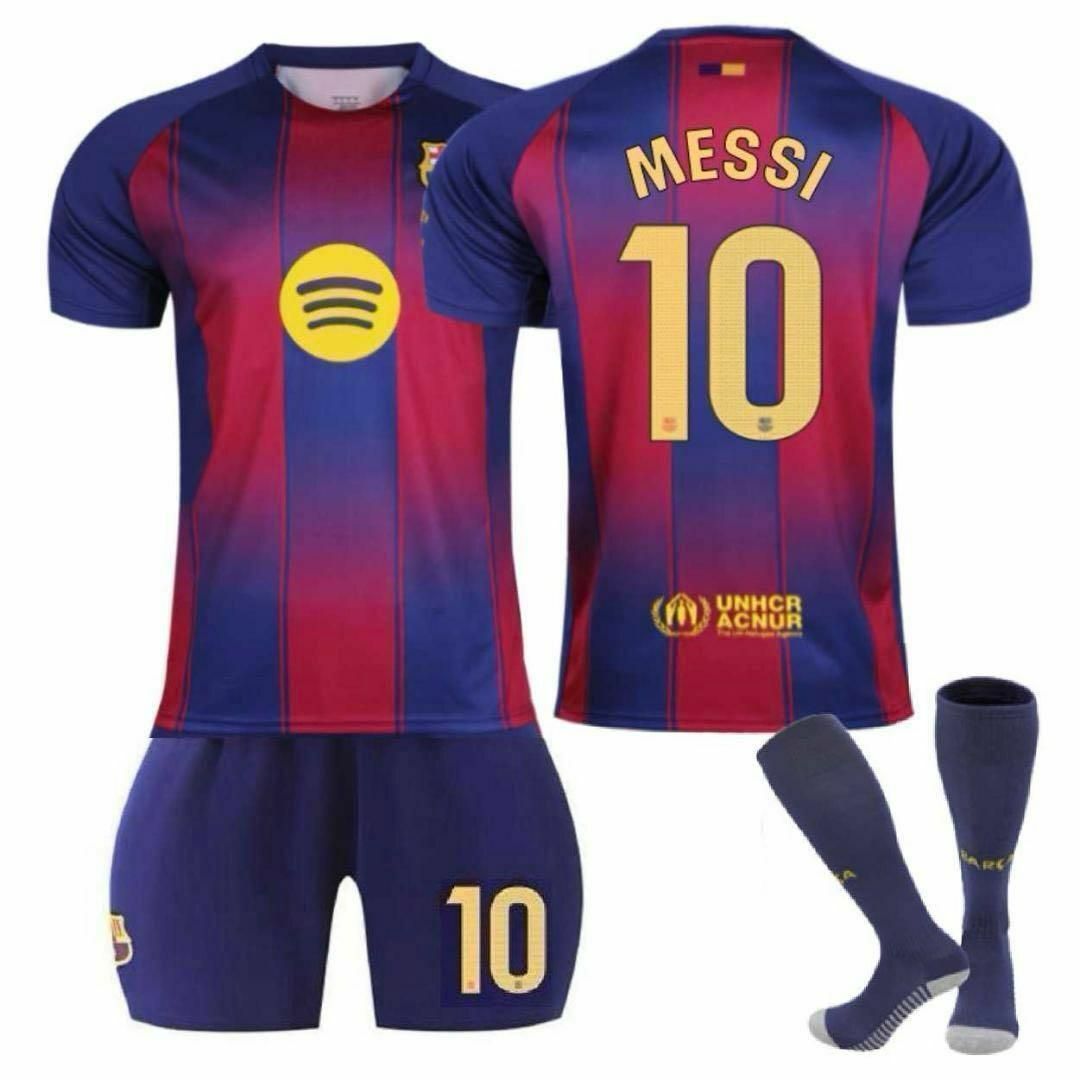 3点セット メッシ サッカーユニフォーム バルセロナ キッズ 最新 3点セット メッシ サッカーユニフォーム バルセロナ キッズ 最新