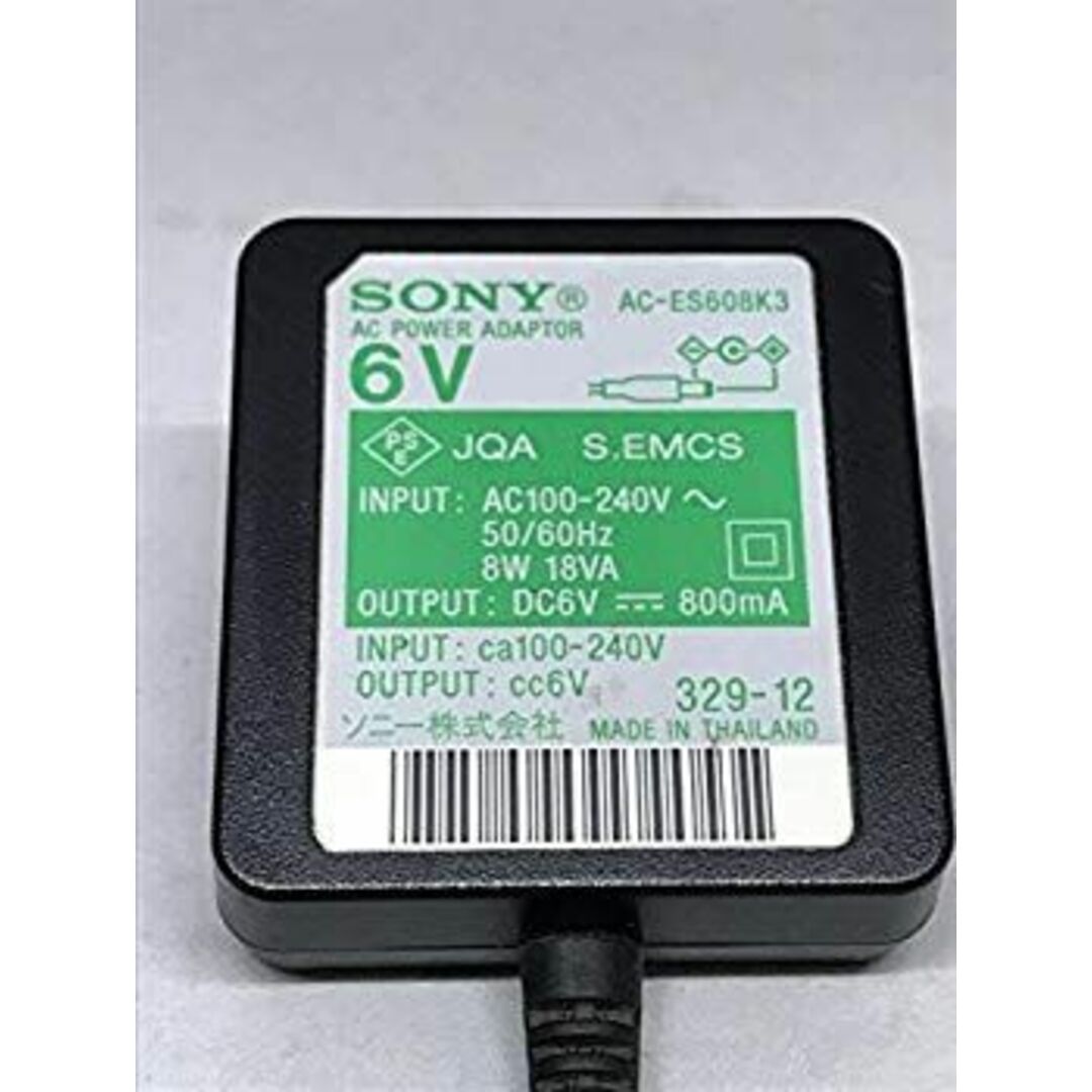 SONY純正 ACアダプター AC-ES608K3(ヘッドホン用6V) 対応機種:MDR-DS7500 9jupf8b スマホ/家電/カメラのPC/タブレット(PC周辺機器)の商品写真
