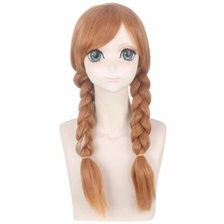 Eileen アナと雪の女王 アナ 大人 ウィッグ コスプレ 耐熱 ウィッグ ハ(その他)