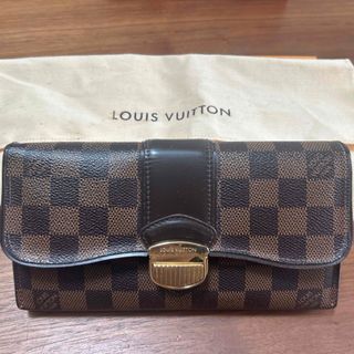 ルイヴィトン(LOUIS VUITTON)の正規品 ルイヴィトン 長財布 ポルトフォイユ システィナ ダミエ(長財布)