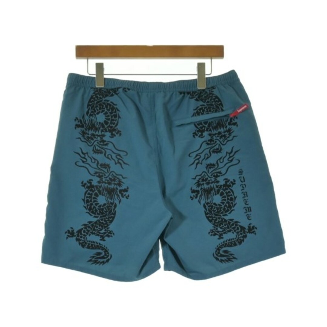 Supreme - Supreme シュプリーム ショートパンツ S 青x黒(総柄 Supreme - Supreme シュプリーム ショートパンツ S 青x黒(総柄