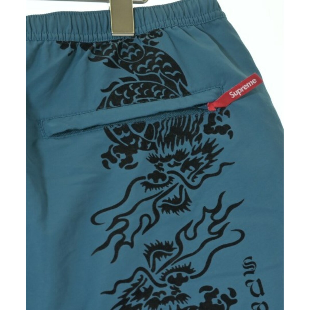 Supreme - Supreme シュプリーム ショートパンツ S 青x黒(総柄 Supreme - Supreme シュプリーム ショートパンツ S 青x黒(総柄