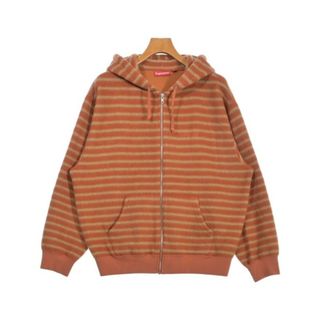 Supreme - Supreme シュプリーム パーカー M オレンジxベージュ Supreme - Supreme シュプリーム パーカー M オレンジxベージュ