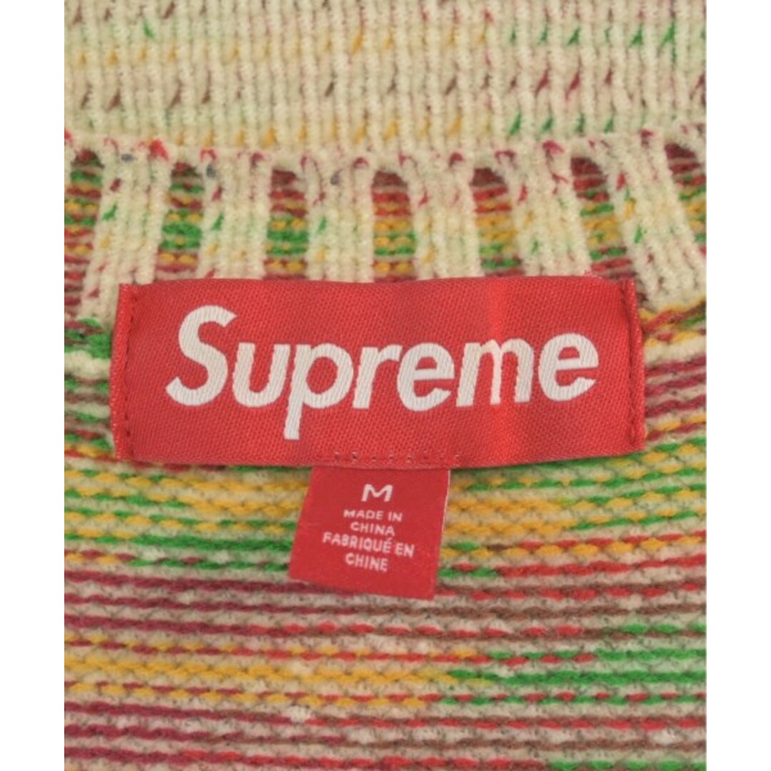 Supreme - Supreme シュプリーム ニット・セーター M ベージュx Supreme - Supreme シュプリーム ニット・セーター M ベージュx