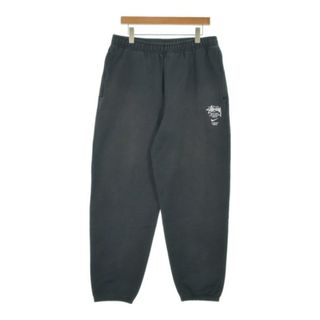 STUSSY - STUSSY ステューシー スウェットパンツ L 黒 【古着 STUSSY - STUSSY ステューシー スウェットパンツ L 黒 【古着