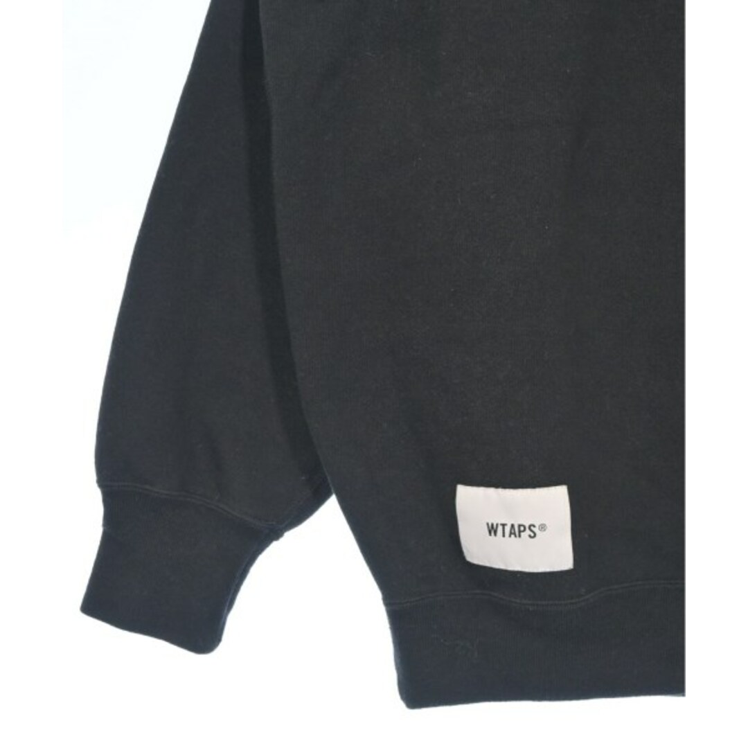 WTAPS ダブルタップス スウェット 01(S位) 黒 【古着】【中古 WTAPS ダブルタップス スウェット 01(S位) 黒 【古着】【中古
