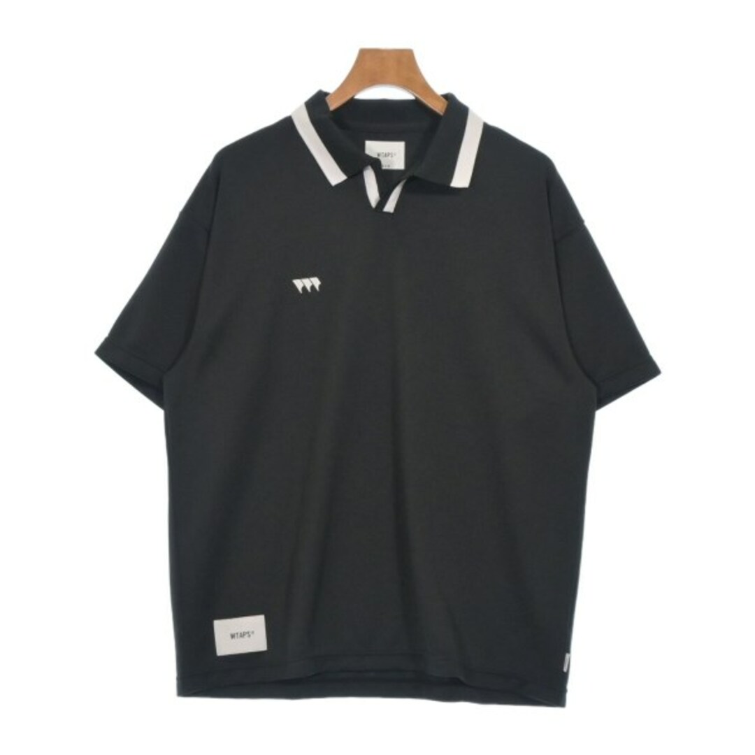 WTAPS ダブルタップス ポロシャツ 03(L位) 黒 【古着】【中古 WTAPS ダブルタップス ポロシャツ 03(L位) 黒 【古着】【中古