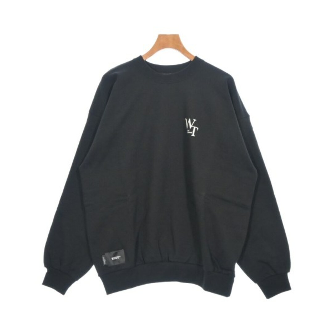 WTAPS ダブルタップス スウェット 03(L位) 黒 【古着】【中古 WTAPS ダブルタップス スウェット 03(L位) 黒 【古着】【中古