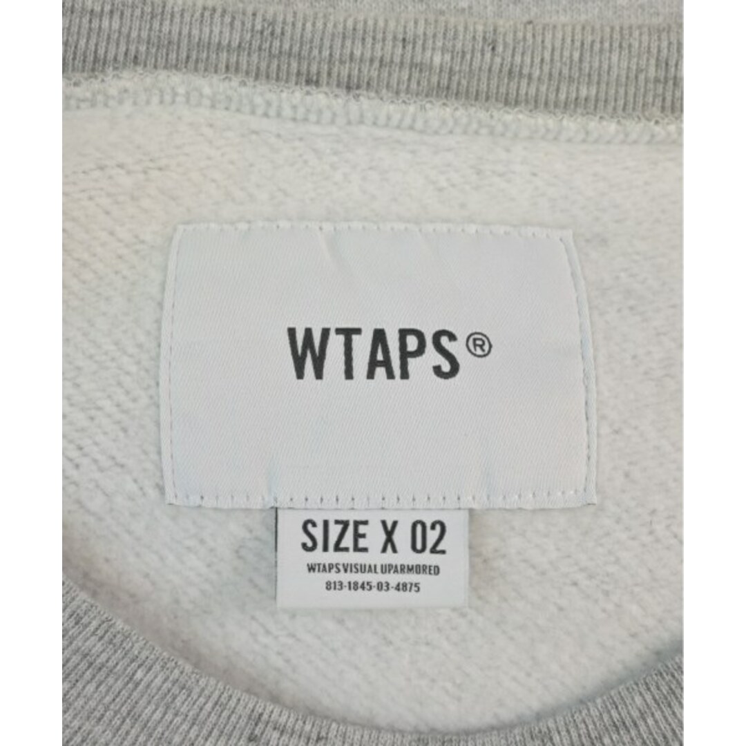 WTAPS ダブルタップス スウェット 02(M位) グレー 【古着 WTAPS ダブルタップス スウェット 02(M位) グレー 【古着