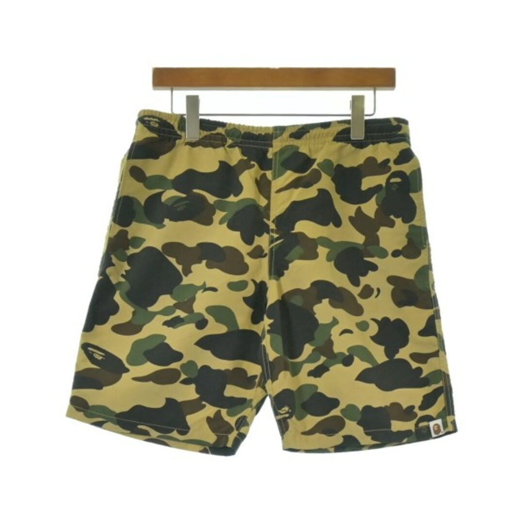 A BATHING APE - A BATHING APE ショートパンツ M ベージュx茶x A BATHING APE - A BATHING APE ショートパンツ M ベージュx茶x