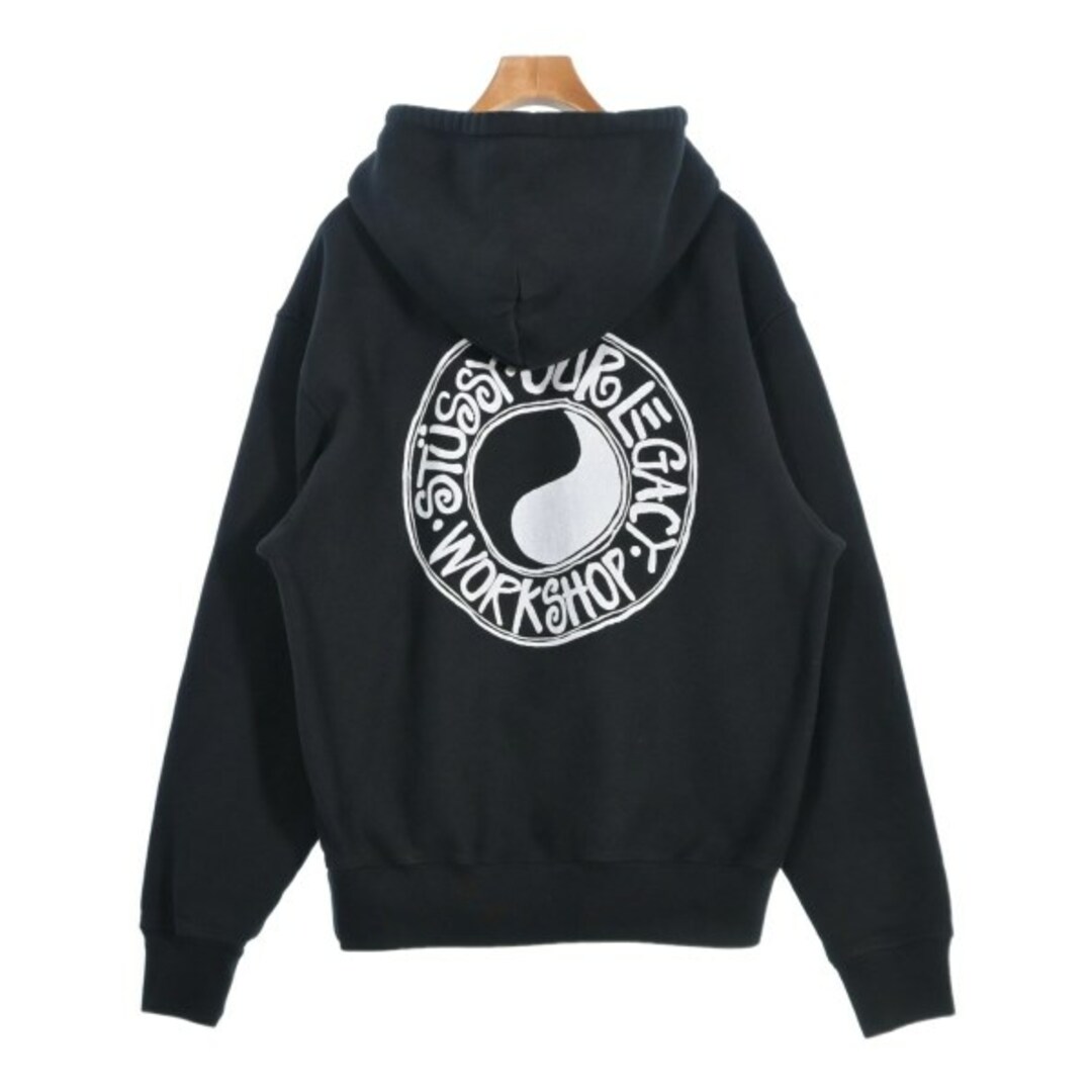 STUSSY - STUSSY ステューシー パーカー M 黒 【古着】【中古 STUSSY - STUSSY ステューシー パーカー M 黒 【古着】【中古