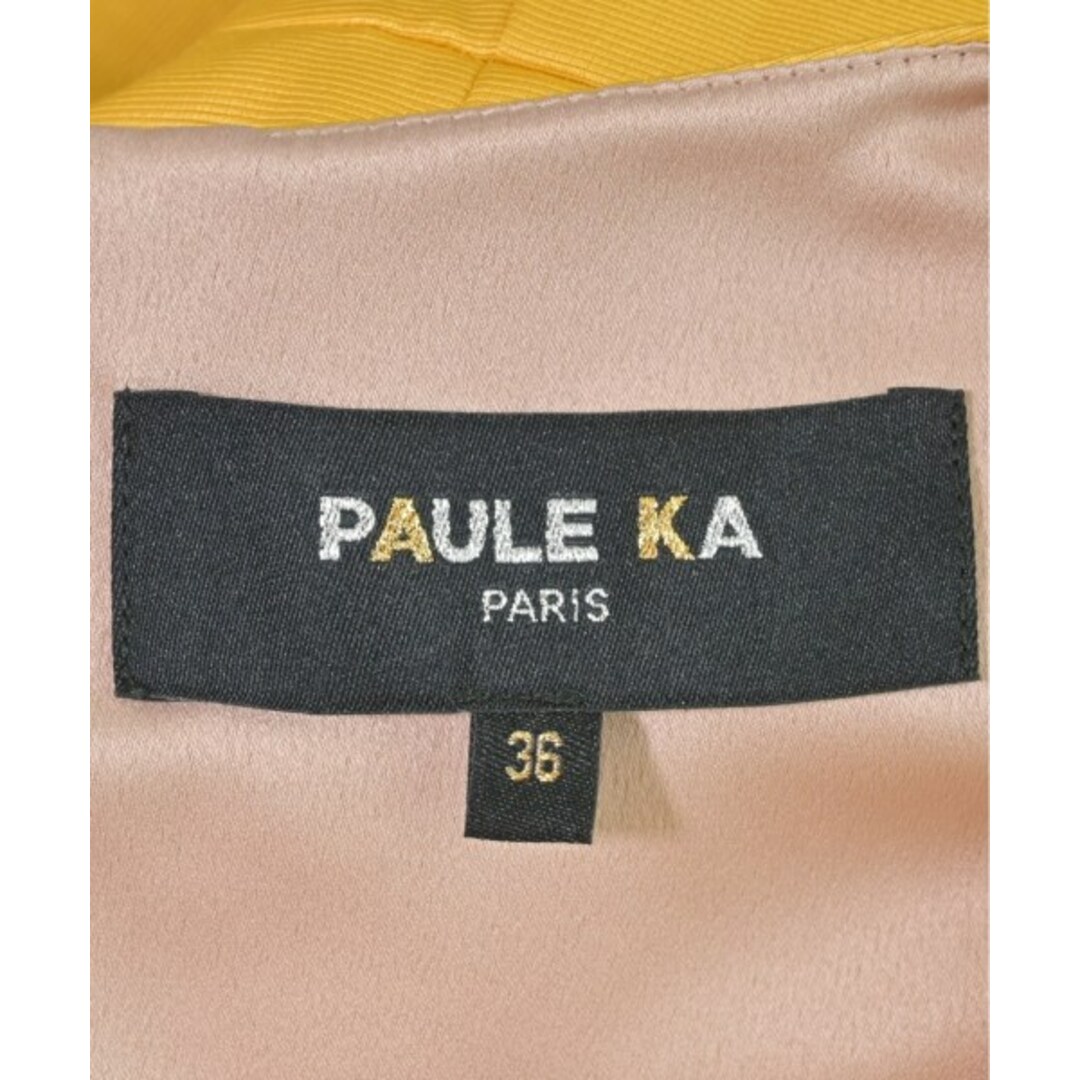 PAULE KA - PAULE KA ポールカ ワンピース 36(XS位) 黄 【古着 PAULE KA - PAULE KA ポールカ ワンピース 36(XS位) 黄 【古着