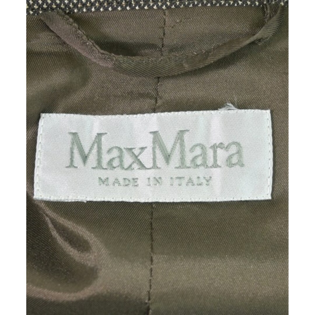 Max Mara - Max Mara マックスマーラ ノーカラージャケット 42(M Max Mara - Max Mara マックスマーラ ノーカラージャケット 42(M