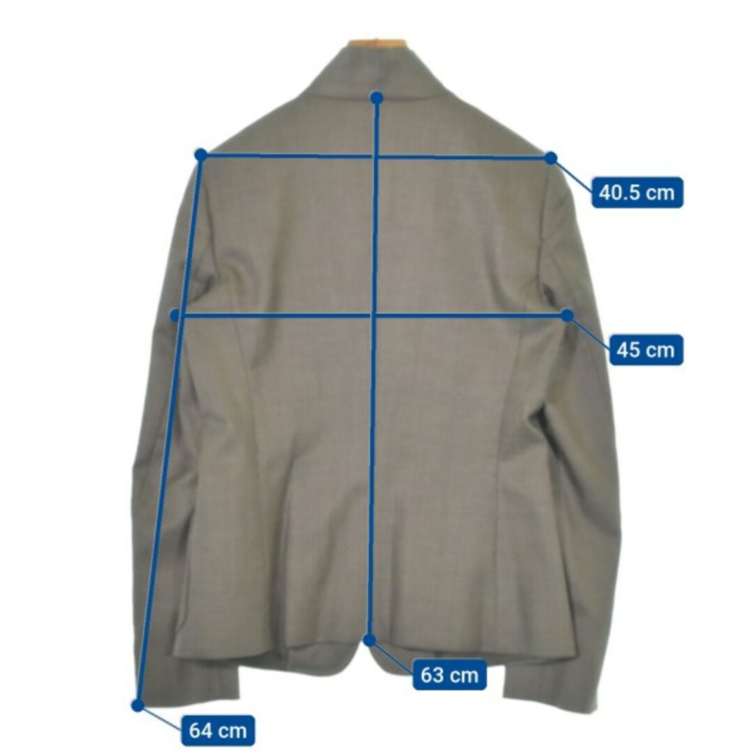 Max Mara - Max Mara マックスマーラ ノーカラージャケット 42(M Max Mara - Max Mara マックスマーラ ノーカラージャケット 42(M