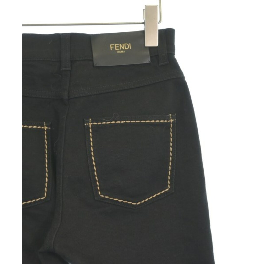 FENDI - FENDI フェンディ デニムパンツ 38(S位) 黒 【古着 FENDI - FENDI フェンディ デニムパンツ 38(S位) 黒 【古着