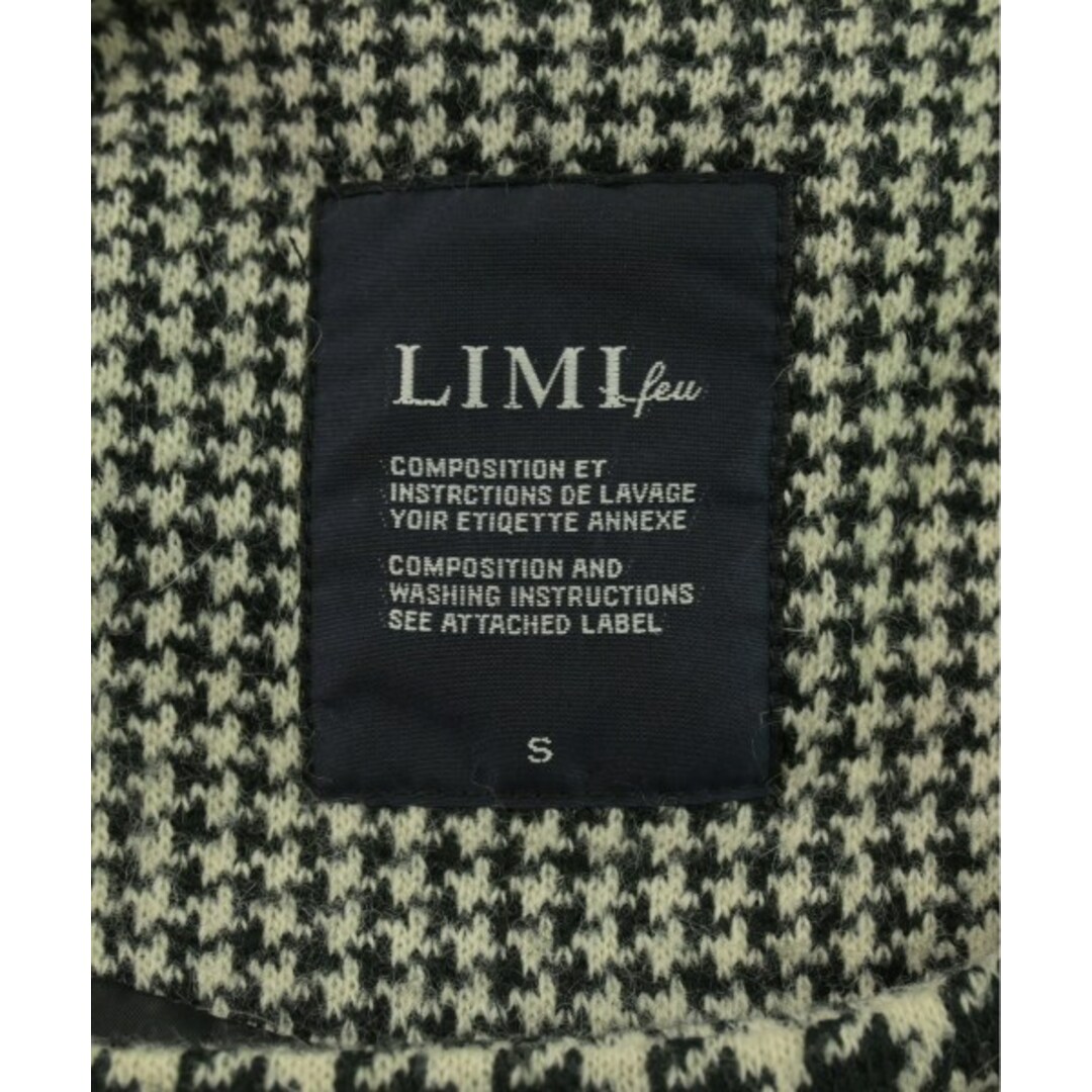 LIMI feu - LIMI feu リミフー コート(その他) S 黒x白(千鳥格 LIMI feu - LIMI feu リミフー コート(その他) S 黒x白(千鳥格