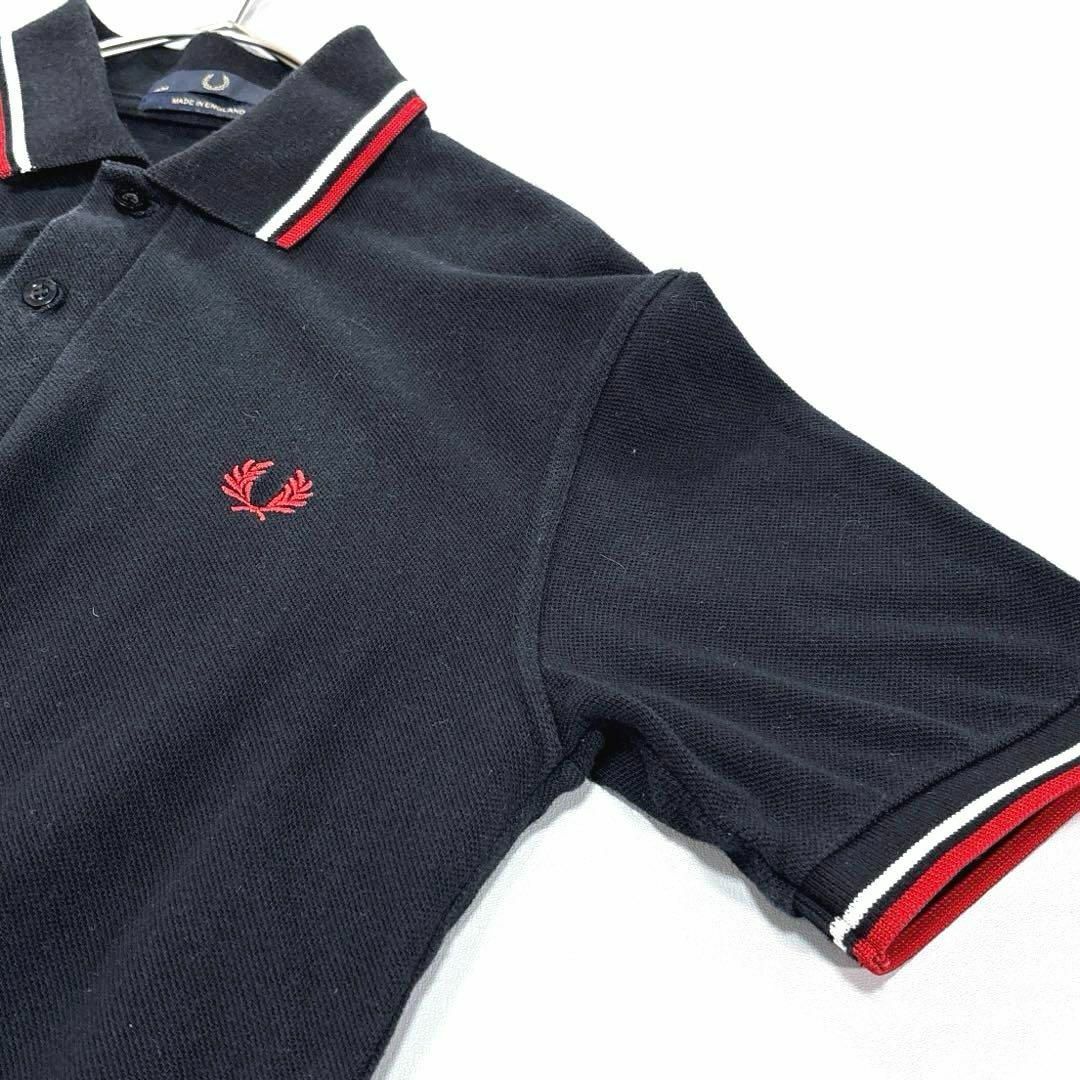 FRED PERRY - フレッドペリー M12 イングランド製 ブラック FRED PERRY - フレッドペリー M12 イングランド製 ブラック