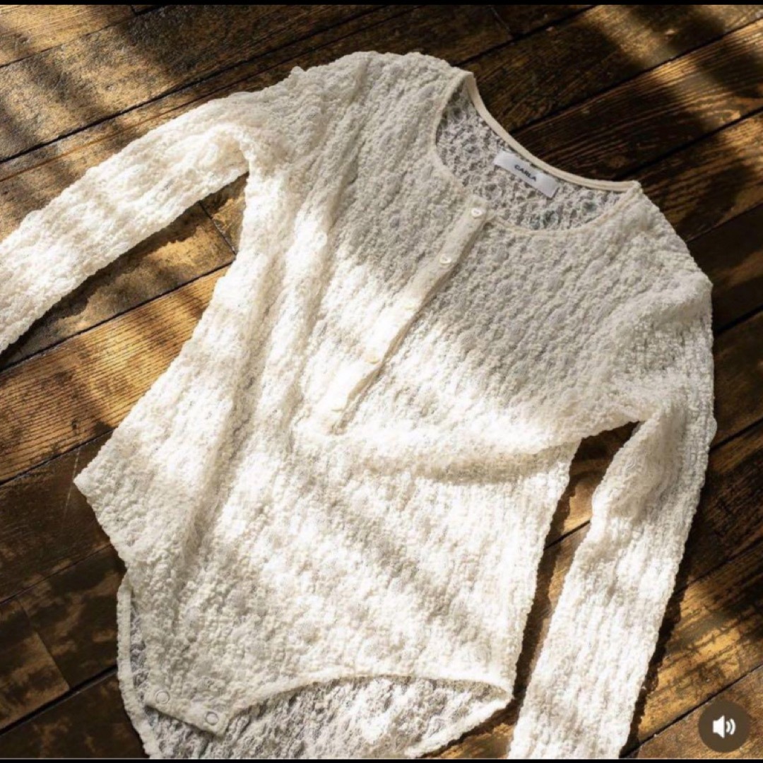 CARLAカーラLace body suitレースボディースーツ レーストップス