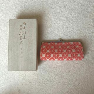 がま口　和柄　ビーズ　ハンドメイド　工芸品　小物　財布　着物　財布　小銭入れ(コインケース)