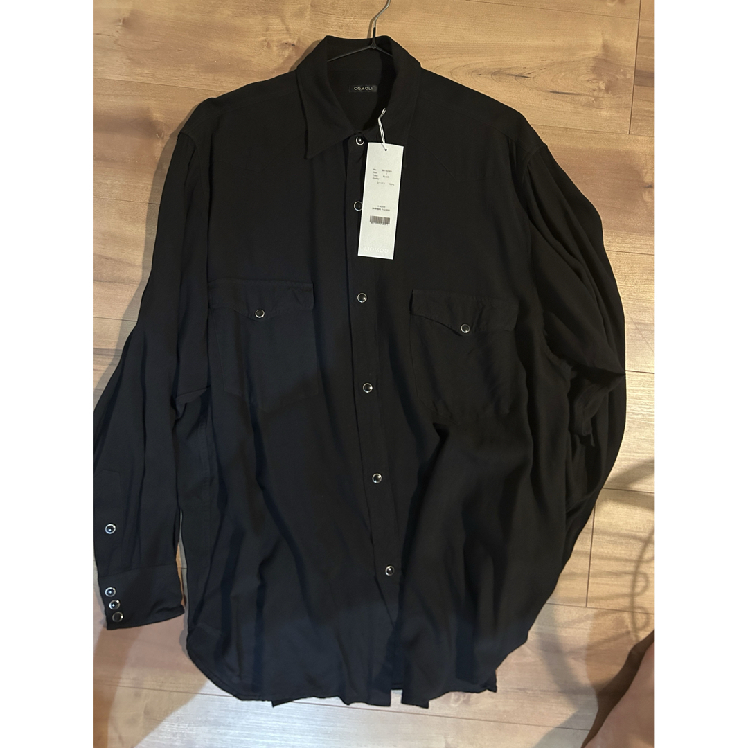COMOLI - 本日中のみ出品 25SS COMOLI レーヨンウエスタンシャツ COMOLI - 本日中のみ出品 25SS COMOLI レーヨンウエスタンシャツ