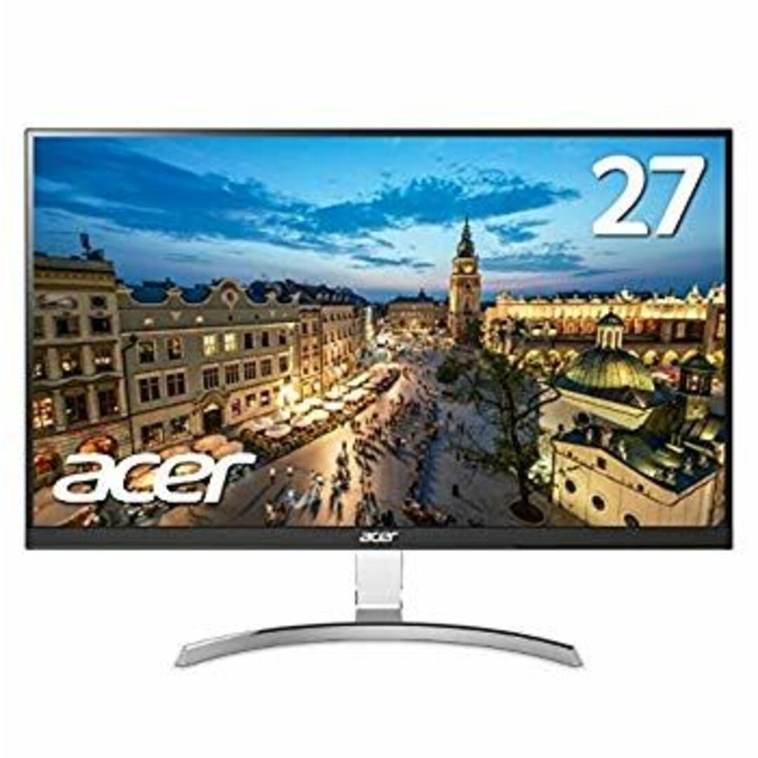 Acer モニター ディスプレイ RC271Usmidpx (27インチ IPS 非光沢 QHD DVI-D(Dual Link対応)・HDMI・DisplayPort) n5ksbvb スマホ/家電/カメラのPC/タブレット(ディスプレイ)の商品写真