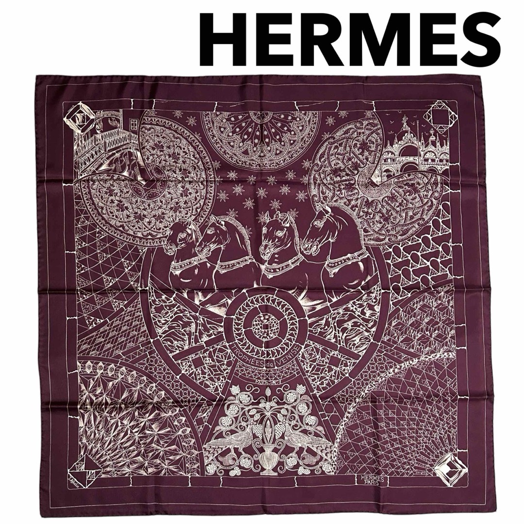 HERMES - エルメス HERMES スカーフ カレ90 ヴェニスの勝利の HERMES - エルメス HERMES スカーフ カレ90 ヴェニスの勝利の