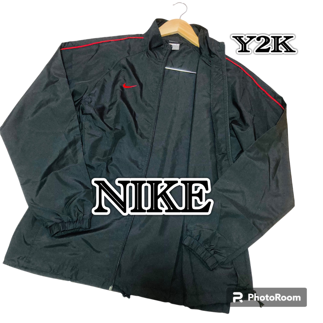 NIKE - NIKE Y2K ナイロンジャケット/ウィンドブレーカー NIKE - NIKE Y2K ナイロンジャケット/ウィンドブレーカー