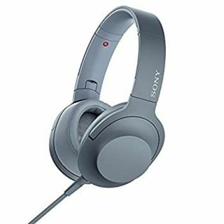 ソニー SONY ヘッドホン h.ear on 2 MDR-H600A : ハイレゾ対応 密閉型 リモコン・マイク付き 2017年モデル ムーンリットブルー MDR-H600A L(ヘッドフォン/イヤフォン)