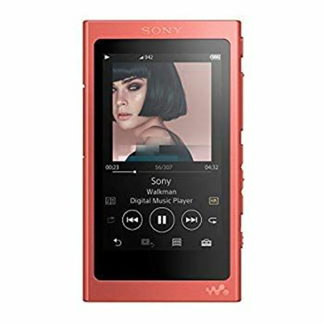 ソニー SONY ウォークマン Aシリーズ 16GB NW-A45 : Bluetooth/microSD/ハイレゾ対応 最大39時間連続再生 2017年モデル トワイライトレッド NW-A n5ksbvb スマホ/家電/カメラのオーディオ機器(ポータブルプレーヤー)の商品写真