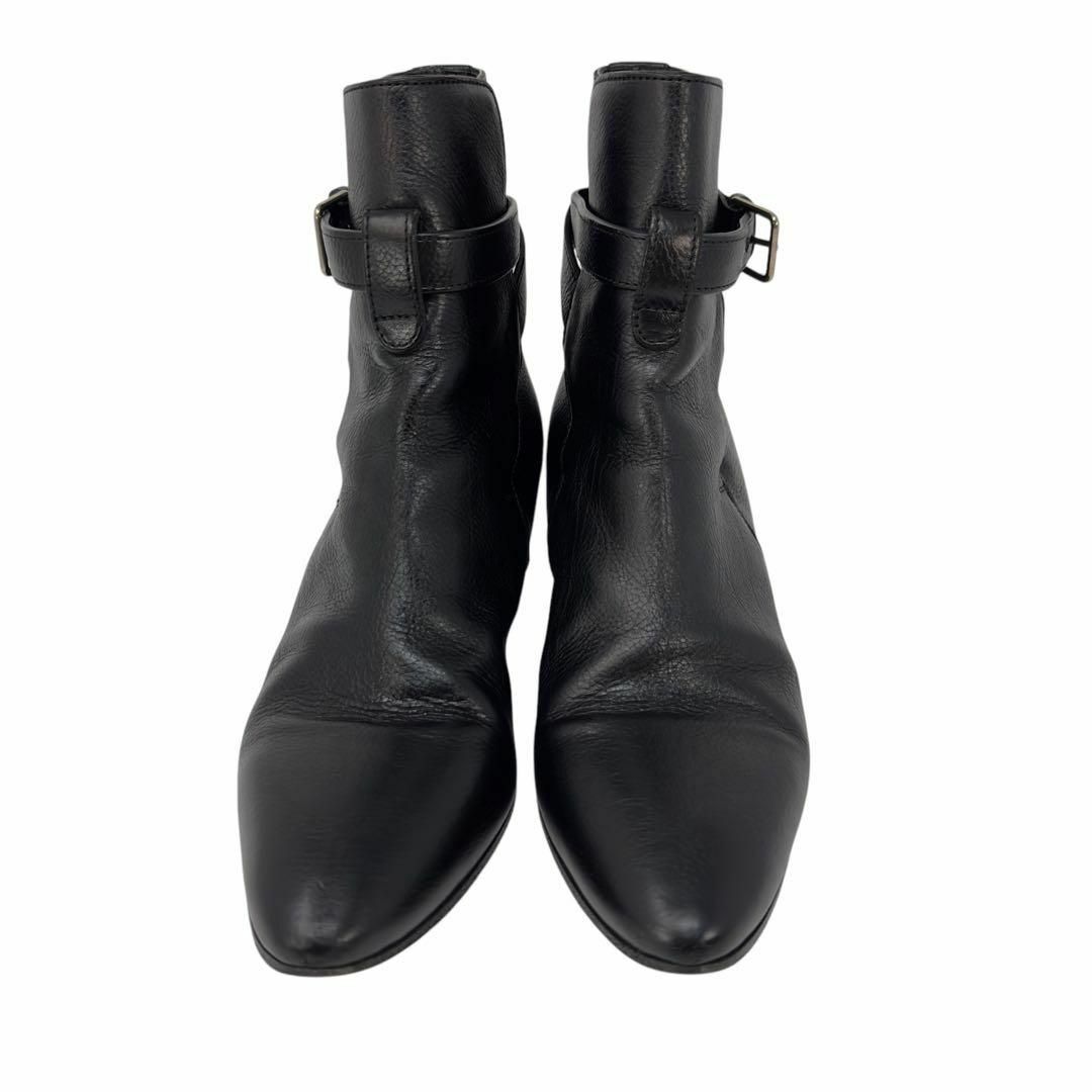 SAINT LAURENT - サンローラン レザー 34 ショートブーツの通販 SAINT LAURENT - サンローラン レザー 34 ショートブーツの通販
