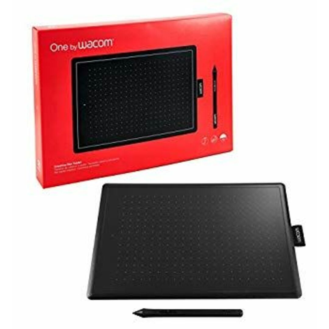 ワコム ペンタブレット One by Wacom ペン入力専用モデル Mサイズ CTL-672/K0-C n5ksbvb スマホ/家電/カメラのPC/タブレット(PC周辺機器)の商品写真