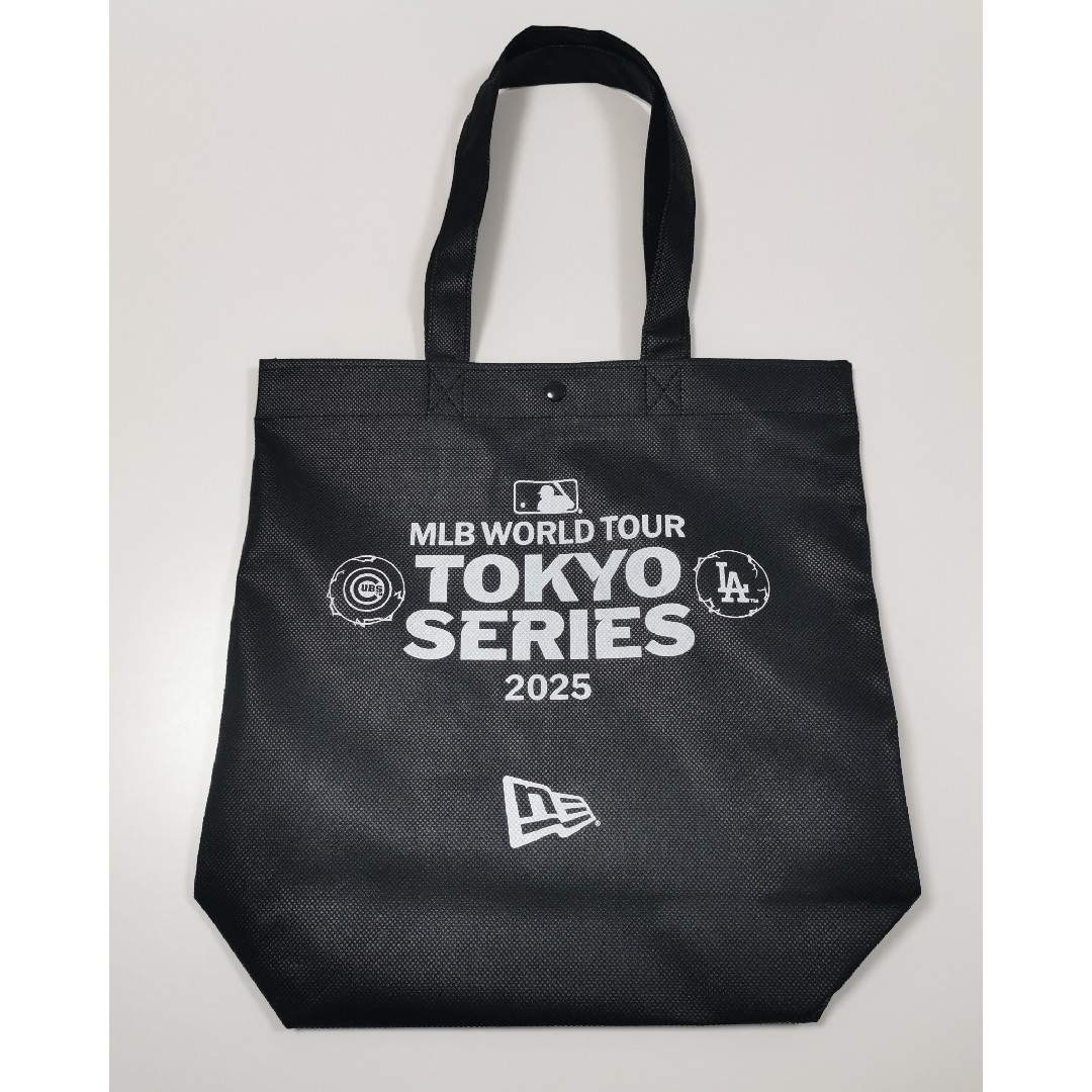 NEW ERA(ニューエラ)の【非売品】早いもの勝ち!! MLB 開幕戦 東京☆ノベルティショッパーバック スポーツ/アウトドアの野球(記念品/関連グッズ)の商品写真
