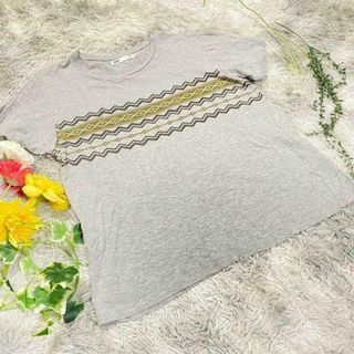 セブンデイズサンデイ(SEVENDAYS=SUNDAY)の【SEVENDAYS=SUNDAY】カットソー　Tシャツ　(L)(Tシャツ(半袖/袖なし))