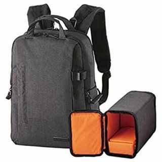 エレコム カメラバッグ バックパック off toco ハイグレード Mサイズ 14inch PC収納 [ 参考収容寸法(カメラ収納部):230×105×145mm ] ブラック(ケース/バッグ)