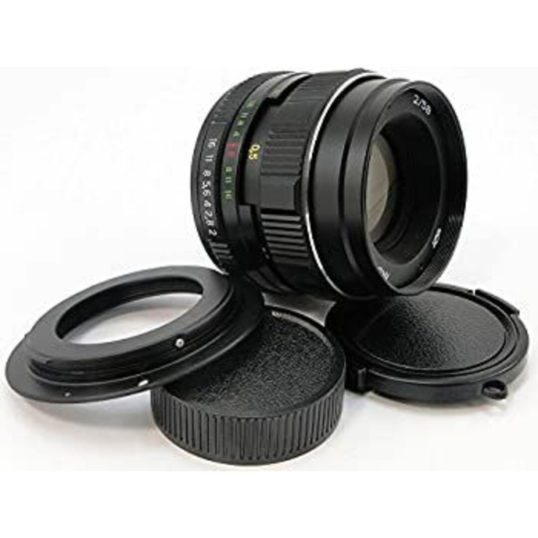 ヘリオス 44m-4 MC HELIOS 44m-4 Russian Lens Canon EF Mount 80D 6D 7D 5D MARK II III IV 44-2 スマホ/家電/カメラのカメラ(レンズ(単焦点))の商品写真