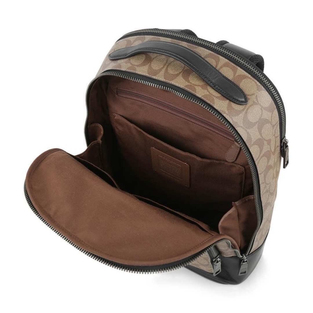 COACH - 正規店購入☆コーチ☆シグネチャー☆レザーバックパック COACH - 正規店購入☆コーチ☆シグネチャー☆レザーバックパック