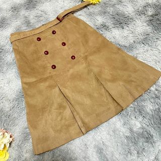 トラサルディ(Trussardi)の【TRU TRUSSARDI STILE】 スエード調フレアスカート　(38)(ひざ丈スカート)